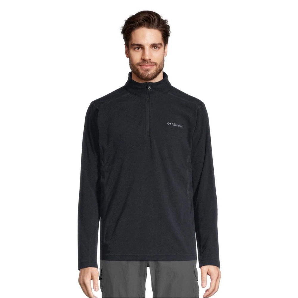 Columbia Black Lightweight Shirt Jacket with High Collar
